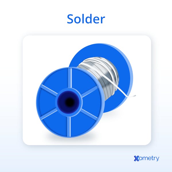 Illustration of solder