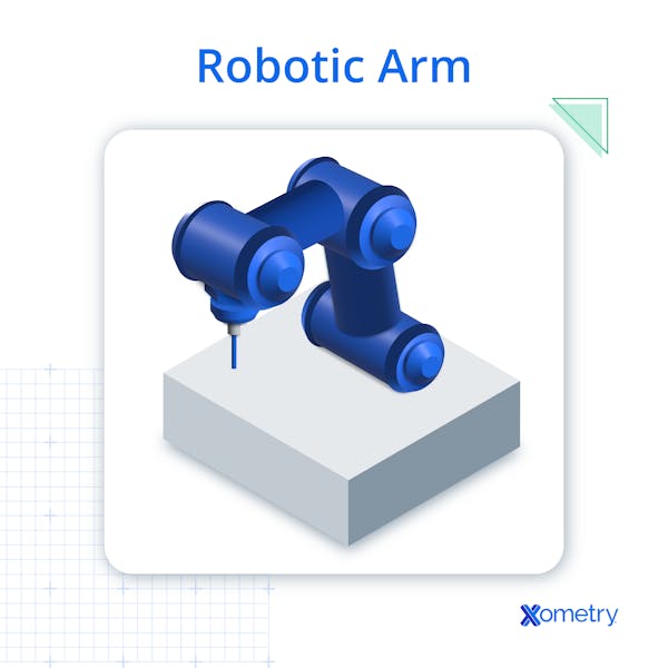An illustration of a robotic arm.