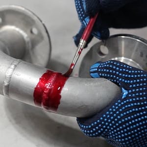 Inspection and QA of a weldment job