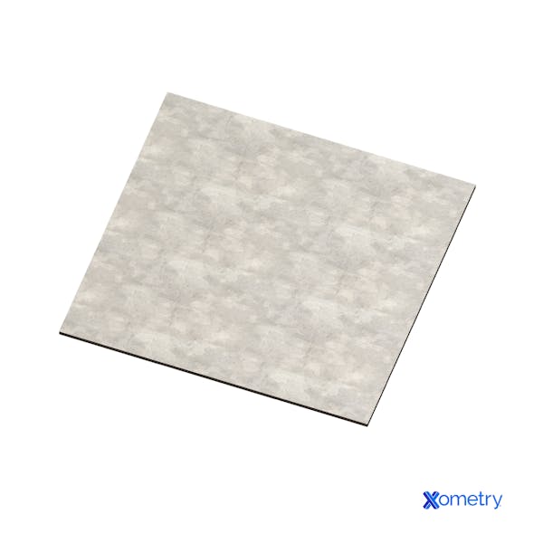 Sheet of galvanized steel