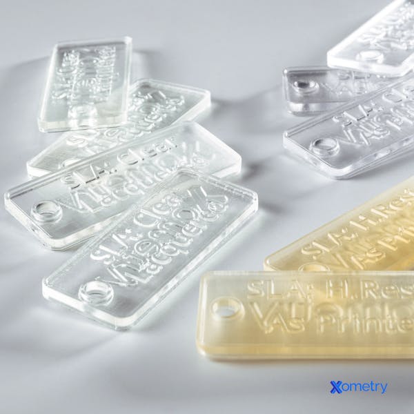 SLA printed tags