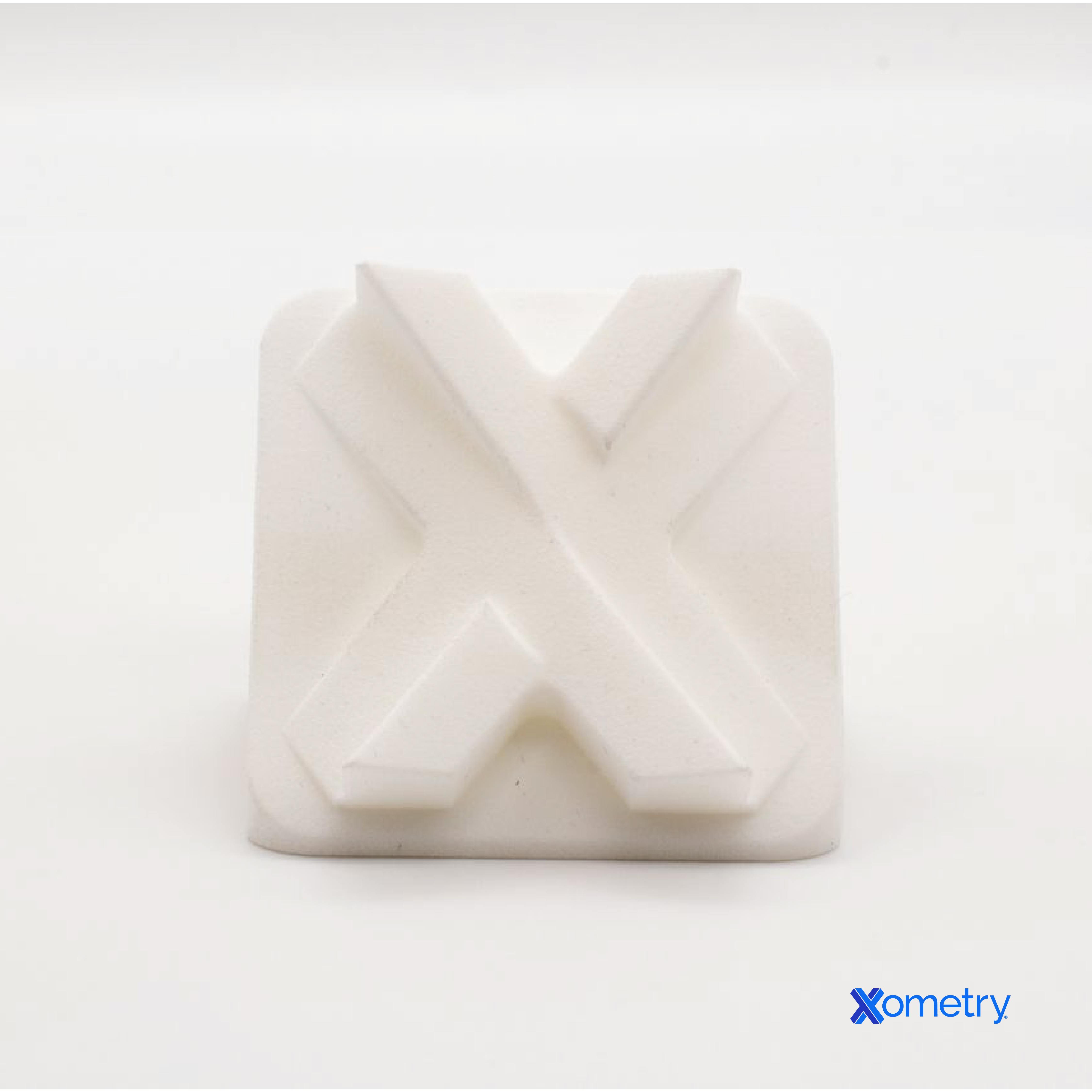 Xometry sample part made of nylon