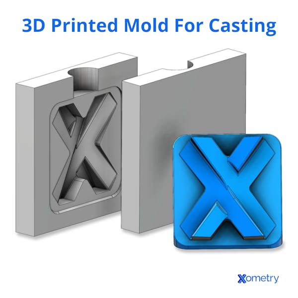 3D printed mold for casting