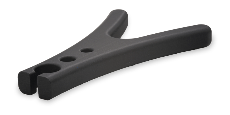 Electrical probe holder made from Formlabs ESD resin.